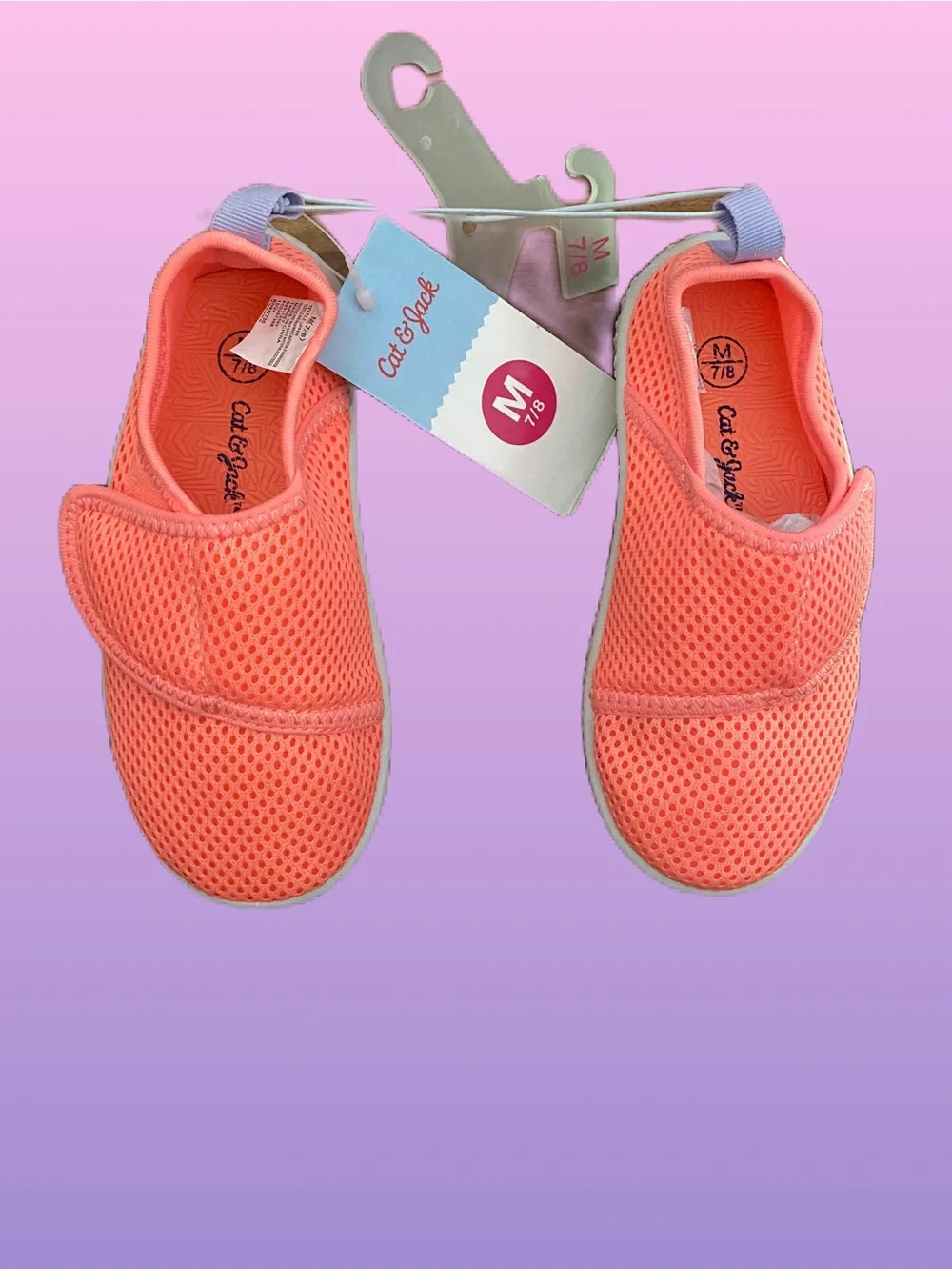 Cat & Jack Coral-Pink Mesh Toddler Water Shoes